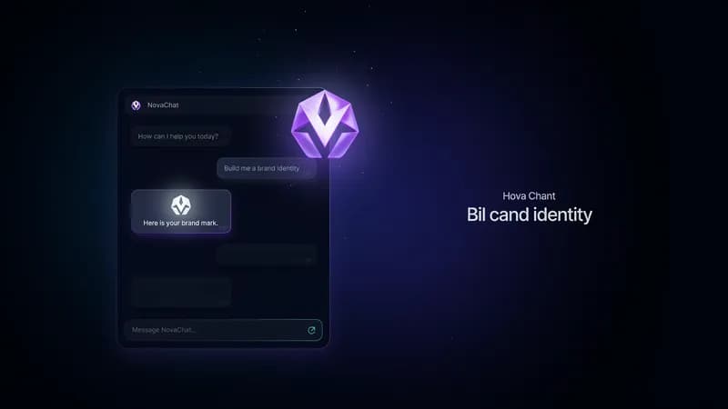 AI brand visibility illustration — brand logo appearing inside ChatGPT and Gemini chat interfaces 2026